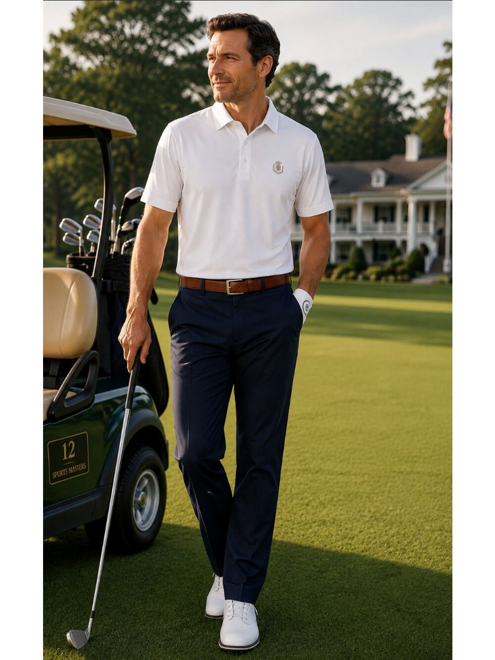 Louis Raphael Navy Golf Pants 32x34 Sports Masters Golf Tournament Sportswear